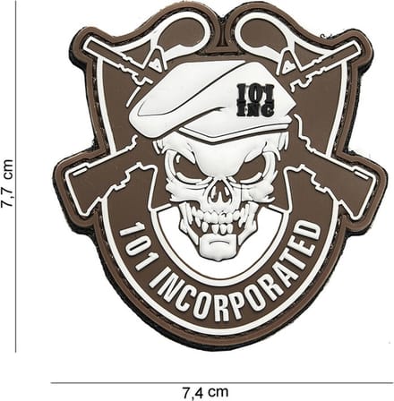 Embleem 3D Pvc 101 Incorporated Coyote  15038