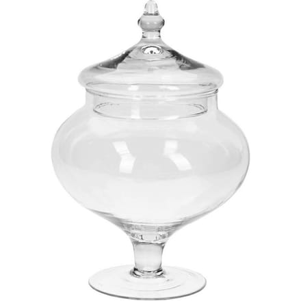 Bocal en Verre sur Pied pour Biscuits 2L