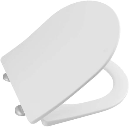 Aqualine Vermet Wc Soft Close toiletzitting, eenvoudig afneembaar, wit