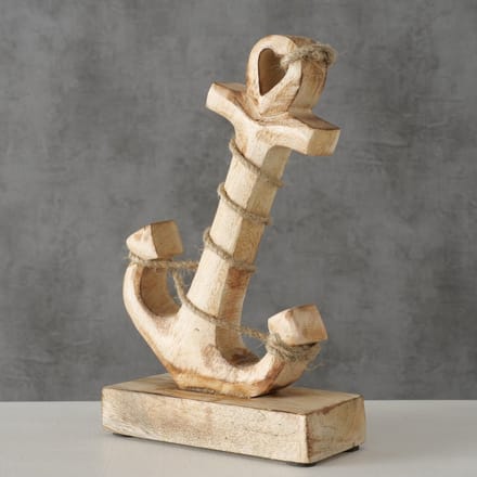 Decoratief beeld Mariam Anker H21cm mangohout