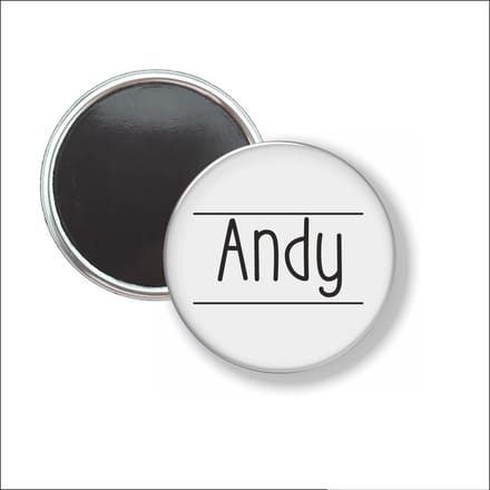 Button Met Magneet 58 MM - Andy - NIET VOOR KLEDING