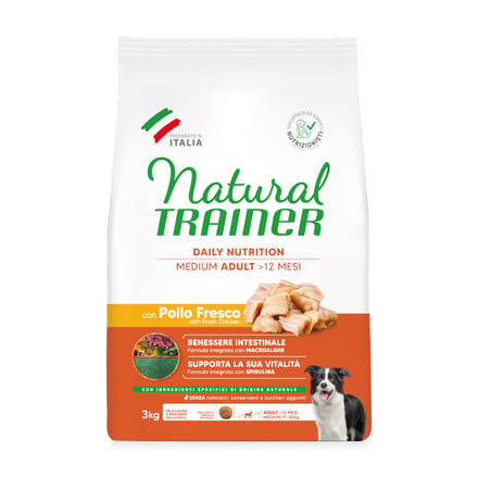 Natural Trainer Adult Medium met Kip - 3 kg