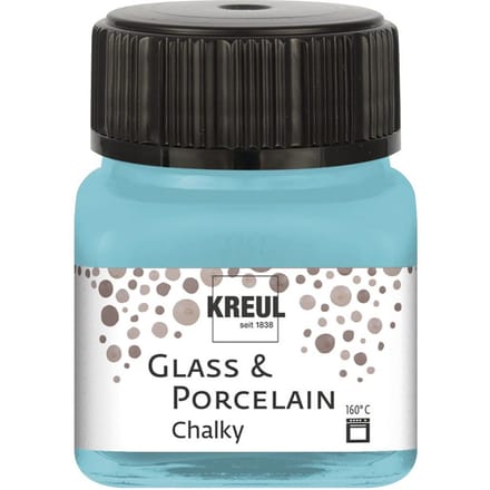 Glasverf - Porseleinverf - Ice Mint - Extra Mat - Chalky - Kreul - 20ml