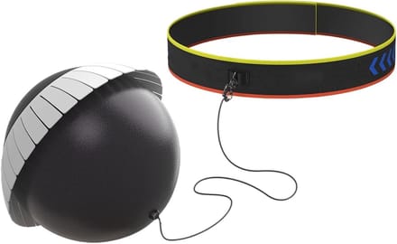 Boks Reflex Bal - Stootuitrusting Training - Sport Coördinatie - Scheurbestendig PVC Schuim - Verstelbaar - Zwart