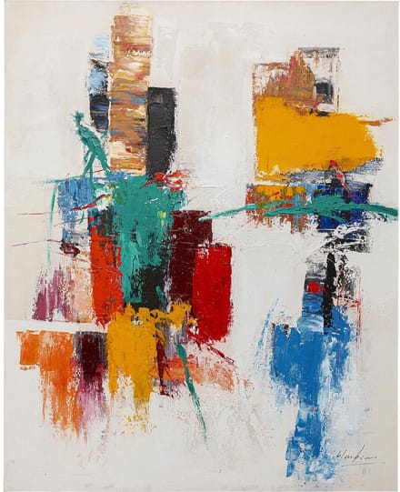 Schilderij Be Happy 120x150cm Kare Design