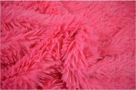 40 meter langharig bont - Fuchsia - Pluche stoffen - 150cm breed