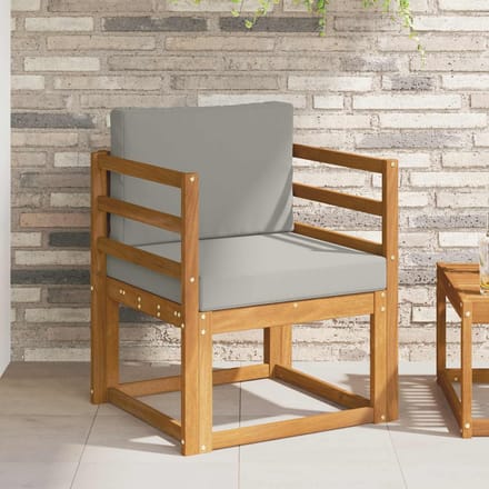 vidaXL - Buitensofa - Massief - Acacia - Hout - en - Polyester