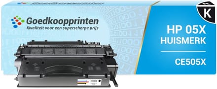 Huismerk HP 05X (CE505X) toner Zwart - 7.000 afdrukken