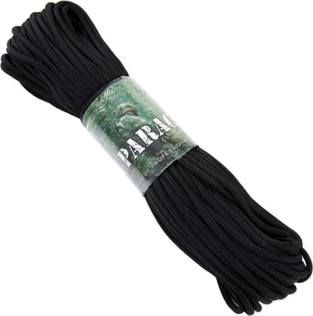 101 Inc Paracord 7 Strings 30 Mtr. zwart