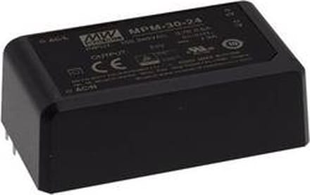 Mean Well MPM-30-24ST AC/DC-printnetvoeding 24 V/DC 1.3 A