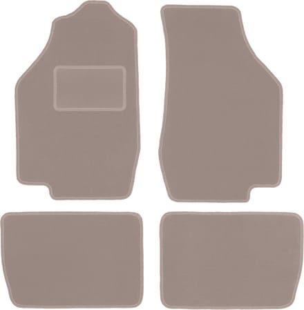 Beige veloursmatten voor: Honda Civic IV hatchback (1987-1991)