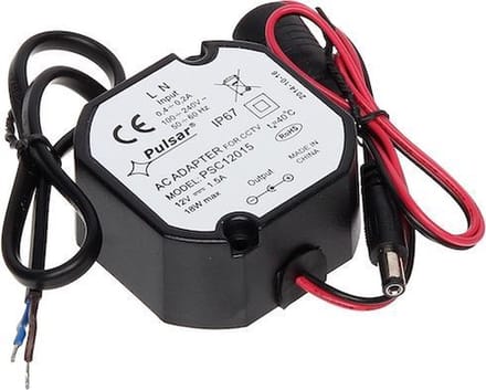 WL4 PA-12-1500-W-P 12V/1.5A waterbestendige universele mini voeding adapter