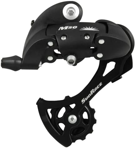Sunrace Mtb Rdm57 Achterderailleur Zwart 8s / Max 34t