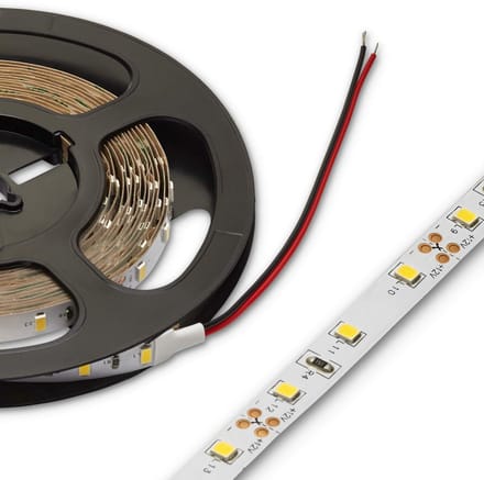 LED strips 12 VDC 5 m Breedte 8 mm warm wit 3200 K kan worden ingekort & dimbaar