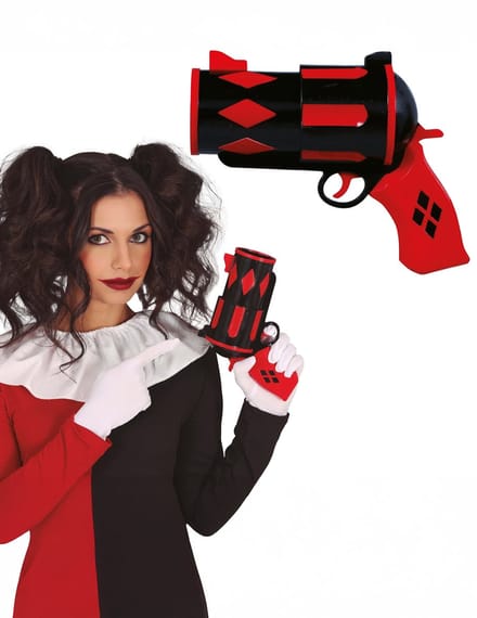 FIESTAS GUIRCA, S.L. - Rood en zwart Harlequin-pistool