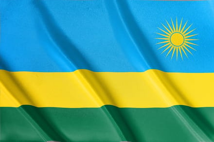 Vlag Rwanda | Alle Afrikaanse vlaggen | 52 soorten vlaggen | 200x100cm