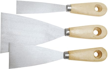 Grupa Topex - Schilder Spatels Set - Roestvrijstaal - 30-80 mm - Ergonomische Handgreep
