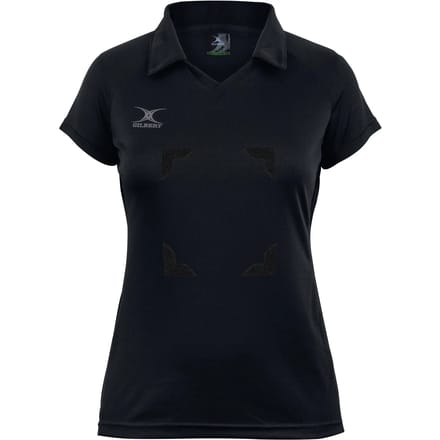 Gilbert Netball Eclipse Hook and Loop Shirt Wmn - W 8 - Zwart