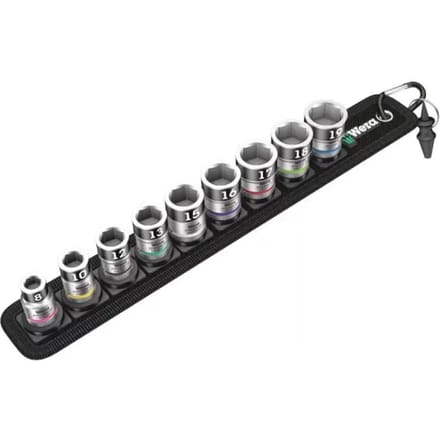 Wera Belt B 1 05003970001 Dopsleutelinzetset 3/8 (10 mm) 10-delig