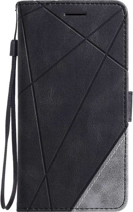 Hoesje geschikt voor iPhone 11 Pro Max - Bookcase - Pasjeshouder - Portemonnee - Patroon - Kunstleer - Zwart