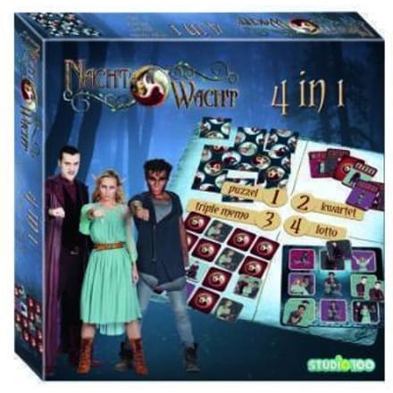 Nachtwacht - Bordspel - 4 in 1 spel - Puzzel, kwartet, triple memo en lotto