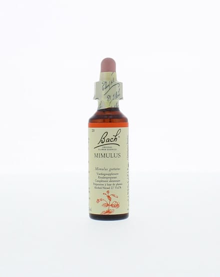 Bach Flower Mimulus  Maskerbloem - 20 ml - Voedingssupplement