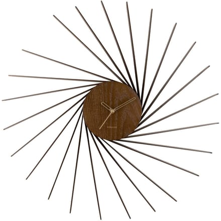 Wandklok van houtfineer Karlsson Helix XL