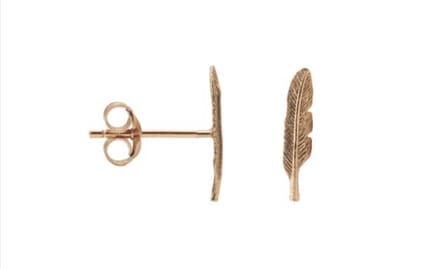 Karma Symbols oorbel M1512 Feathers