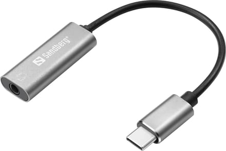 Sandberg USB-C Aan headphone jack AV / multimedia paneel