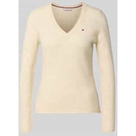 Slim fit gebreide pullover van zuivere wol