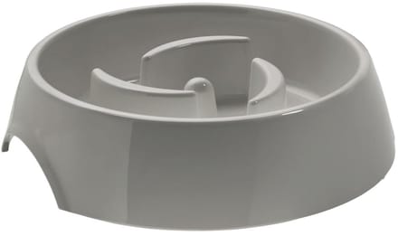 Atlanta Pet Dog Cat Bowl Slow Feeding Bowl 550 ml Grijs