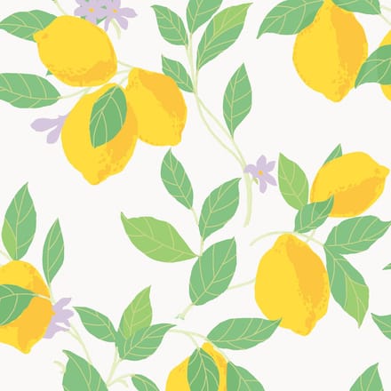 Envy vliesbehang Feeling Fruity Fresh wit 10mx52 cm