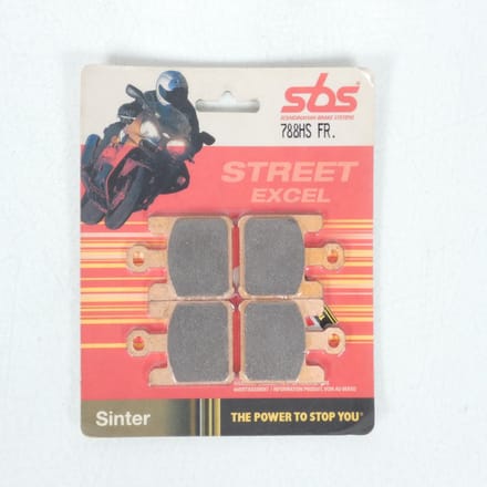 Remblokken SBS voor Motor Derbi 659 Mulhacen 2006 tot 2009 vooraan Nieuw