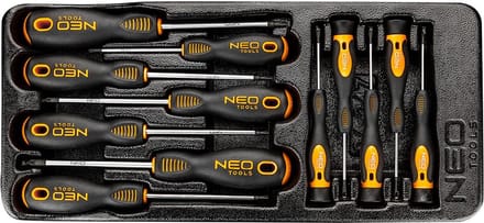 Schroevendraaier set - 12 delig - Magnetisch - Met inleglade