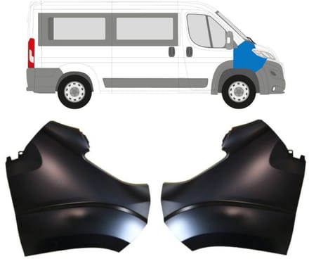Voorste spatbord voor Fiat Ducato 2014-2018 / Links / Set