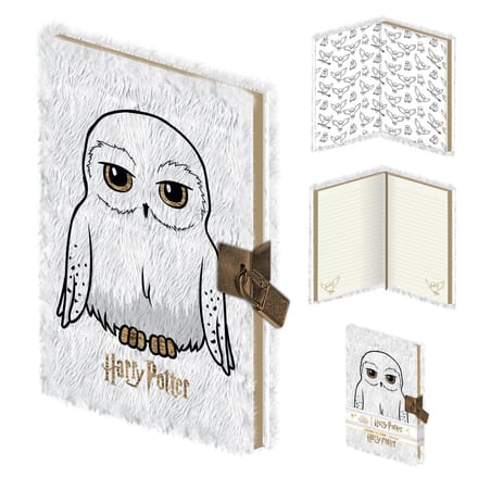 Harry Potter Hedwig Unisex Notebook - wit/goudkleurig - Standard