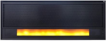 Infrarood paneel openhaard LED 1700Watt Basic - Quality Heating - Wifi - bedienbaar met afstandsbediening