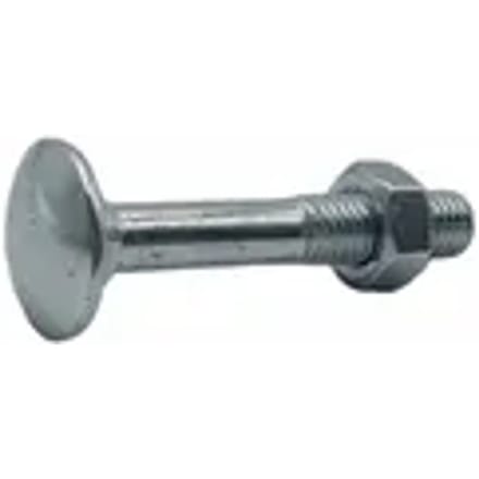 Sencys Slotbout Met Moer M8x50mm Per 10 Gegalvaniseerd