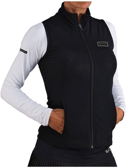 Endless Zipper Vest Zwart S Vrouw