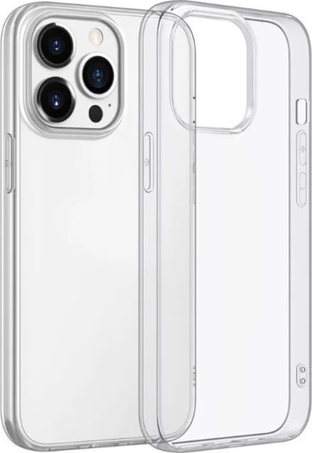 New Age Devi - Transparante siliconen telefoonhoesje geschikt voor de Iphone 15 Pro - Schokbestendig