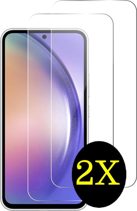 A54 screenprotector geschikt voor samsung Galaxy 2 stuks - premium kwaliteit tempered glass - Geschikt voor Galaxy A54 Samsung