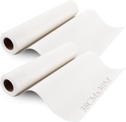 Tekenen Papier Rol - Knutselpapier Tekenvel - Creatief Tekenen Schilderen - Extra Breed Lang - 38cm x 30m - Wit