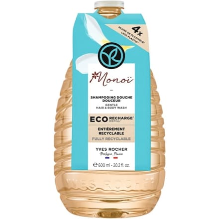 Yves Rocher Monoi Zachte haar- en lichaamswasgel Douchegel Dames 600 ml