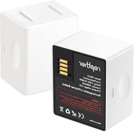 Camera Batterij - Reserve Accu - Beveiliging - Hoge Capaciteit - 4950 mAh - Zwart