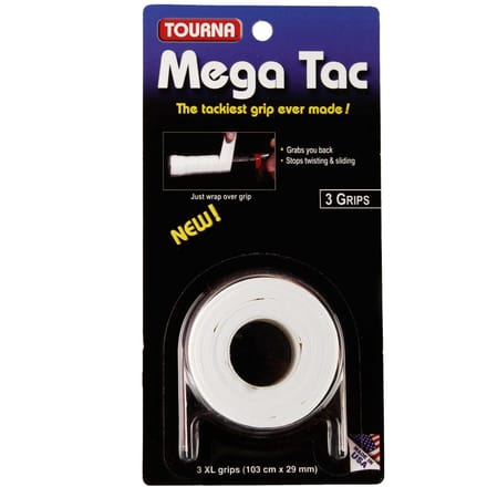 Tourna Mega Tac Verpakking 3 Stuks-Wit