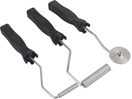 Set van 3 Fiberglasrollers voor Lamineren en Bubble Paddle Apparaat
