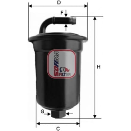 Brandstoffilter SOFIMA S 1694 B