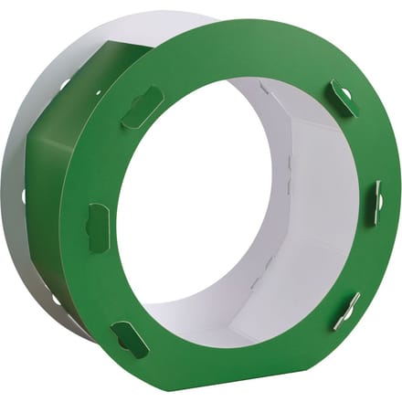 Lantaarn blanco "Rond" - Groen