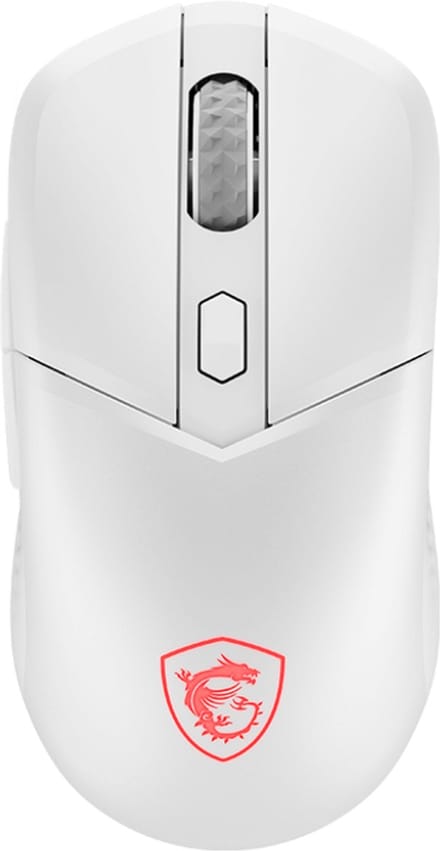 MSI VERSA 300 WIRELESS White - Gaming Muis - 2.4GHz / Bluetooth 5.3 / USB 2.0 - Tot 50 uur Batterijduur