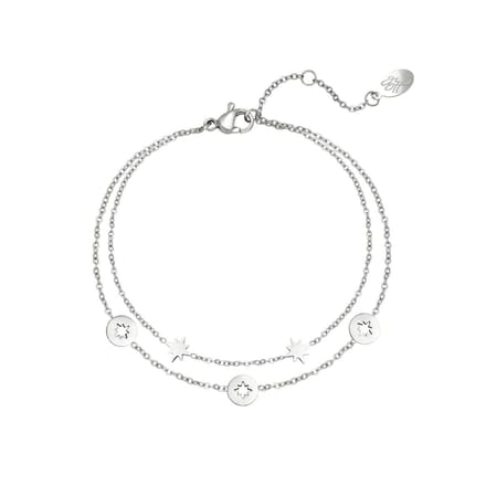 Armband startruck - Armband zilverkleurig - Ster - Yehwang